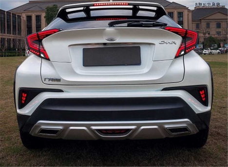 TOYOTA C-HR IÇIN UYUMLU LED STOP - SMOKE (2016-2019) (MAKYAJSIZ KASA IÇIN)